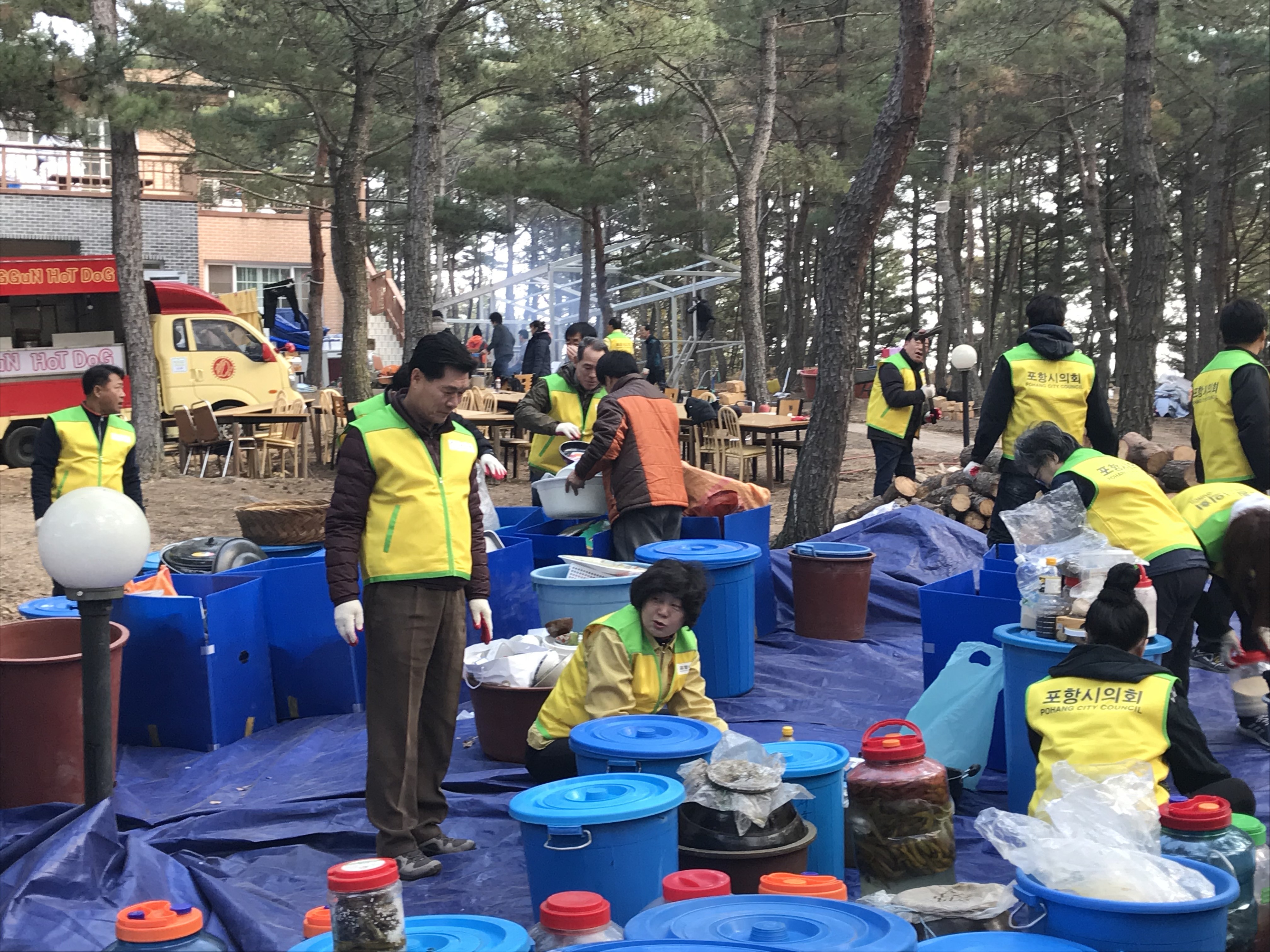 포항시의회, 장애인 거주시설 복구 지원활동 펼쳐